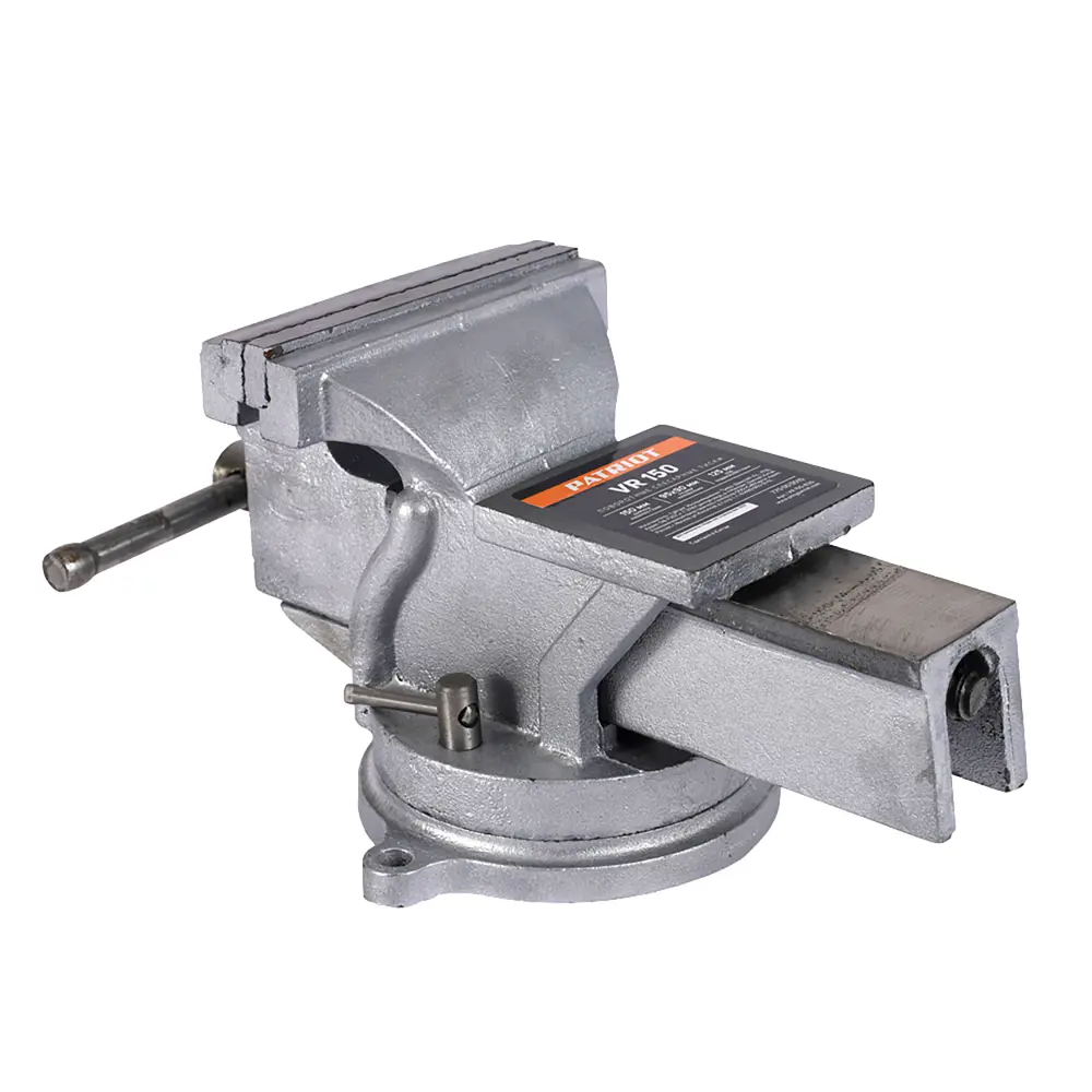 Поворотные слесарные тиски Patriot с наковальней 150 мм 82890300 STLM-1427718 - Вид №5