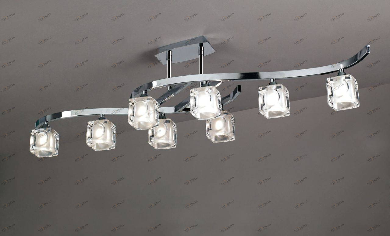 Потолочная люстра Mantra Cuadrax 0951 MANTRA ДИЗАЙНЕРСКИЕ, CUADRAX CHROME 058183 Хром 
