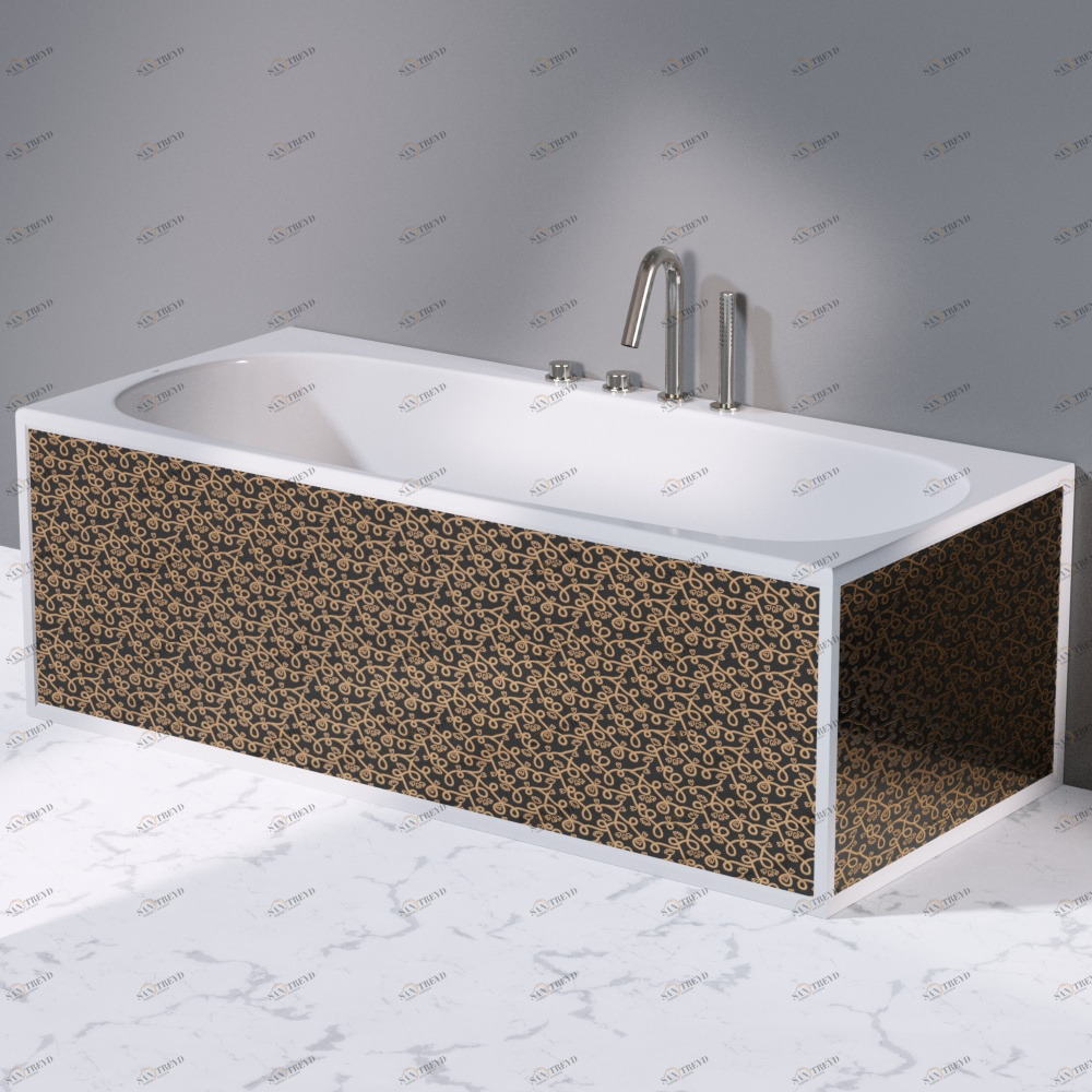 Передняя панель для ванной COVER черная AeT ITALIA DPA401G