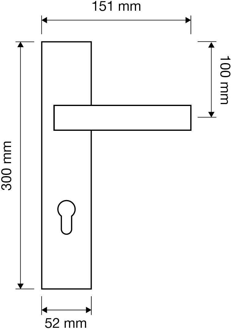 LINEA CALI' Ручка из хромированной латуни на пластине Zen wengé sun-id-1408585 - Вид №2