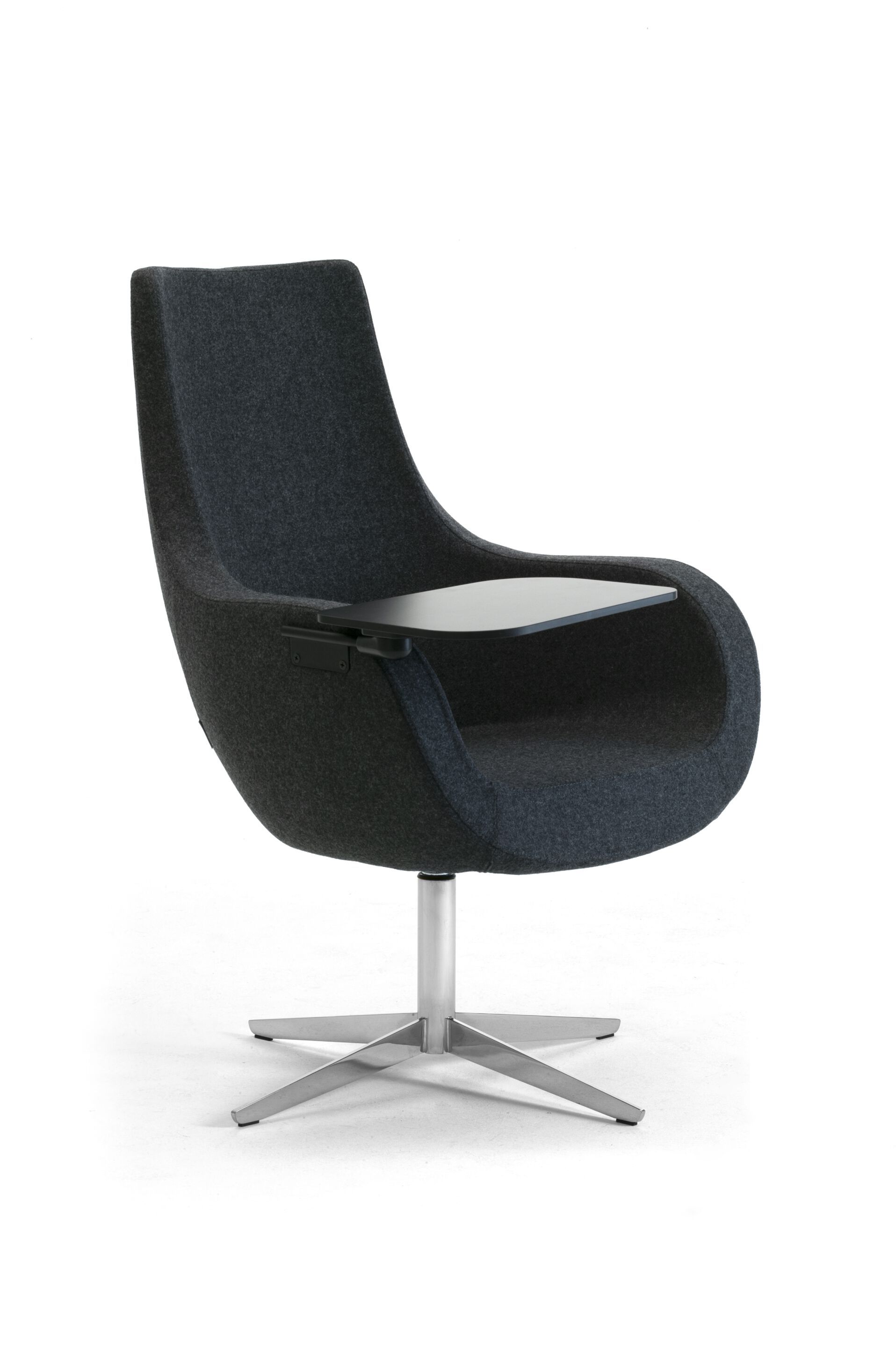 Шерстяное вращающееся кресло с откидным верхом Leyform Victoria ARCH-00011031