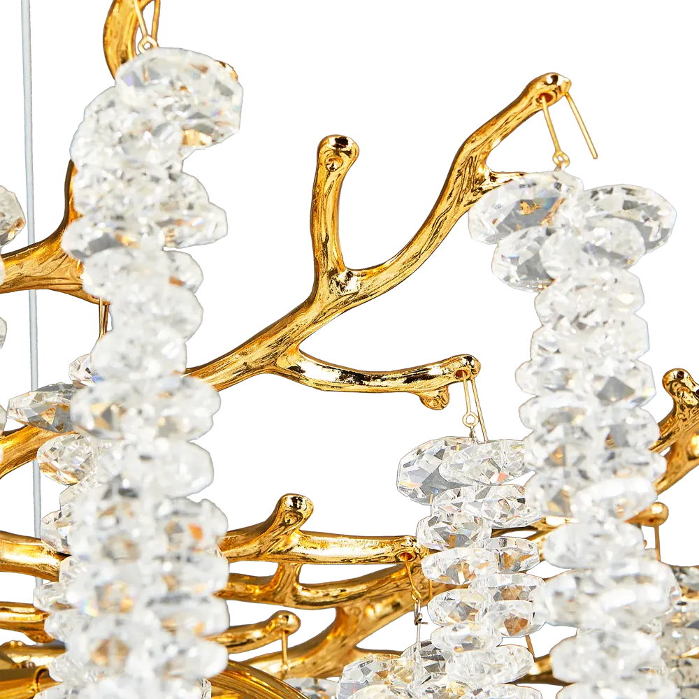 Люстра De City Лайма золотая 8-рожковая для гостиной и зала 88593894 STLM-0933029 - Вид №5