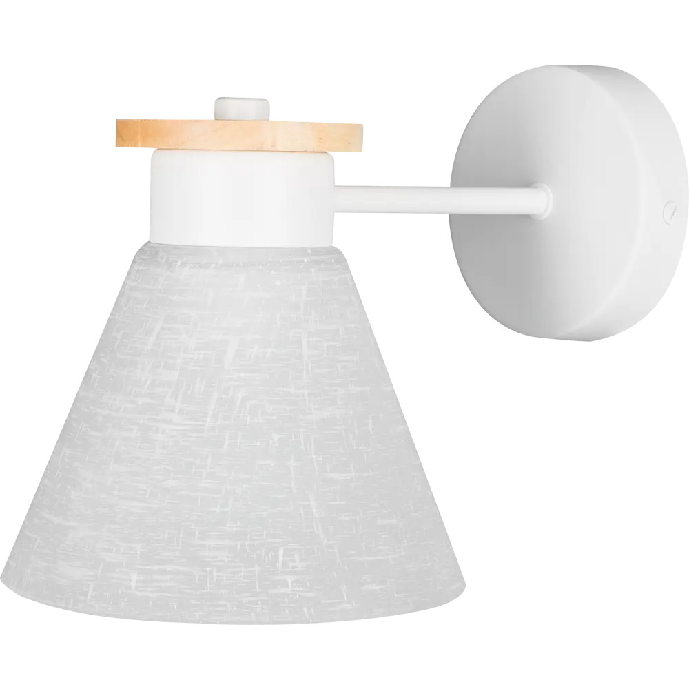 Бра Kles, цвет белый/матовое стекло LAMPLANDIA STLM-2195477