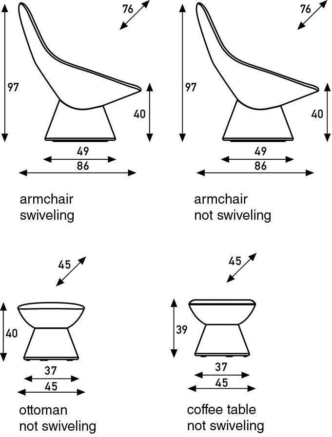 Artifort Кресло из ткани Pala sun-id-1514127 - Вид №7