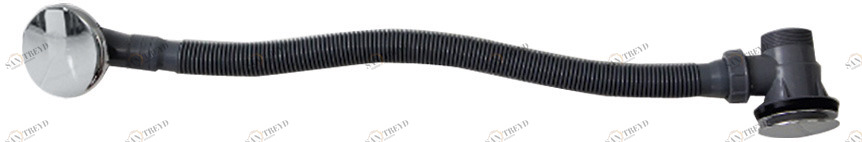 Слив-перелив BelBagno BB2829-OVF-CRM хром 