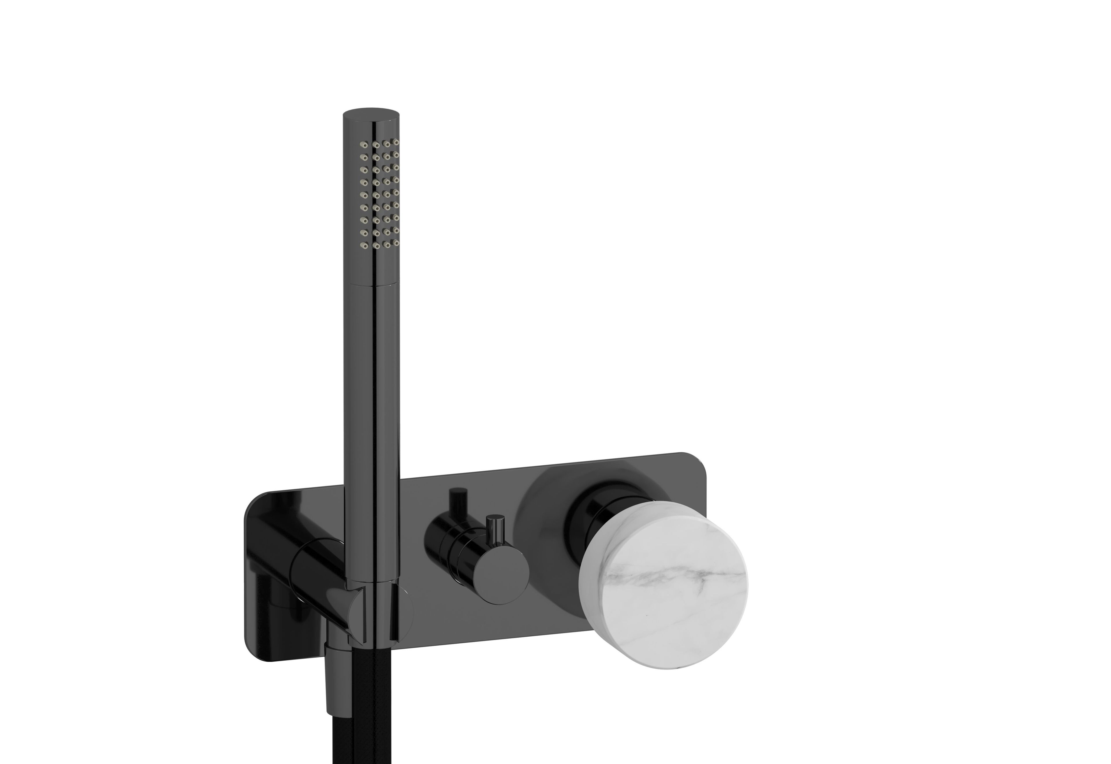 Мраморный встраиваемый смеситель для душа с ручным душем IB мрамор + мрамор Elle ARCH-00137390 - Вид №3