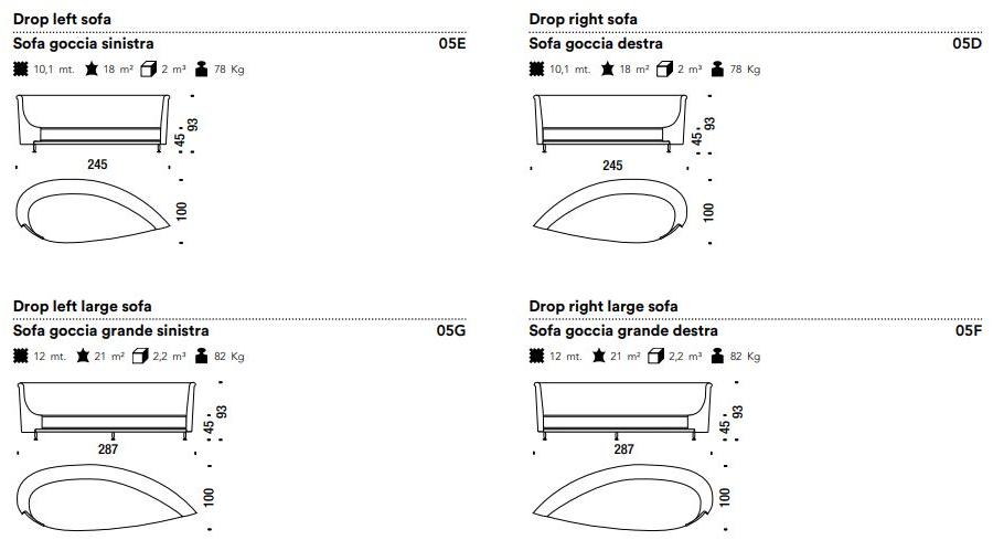 Moroso 3-х местный диван из кожи или ткани Timeless sun-id-1362511 - Вид №2