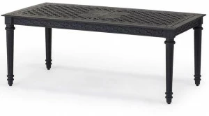 Oxley's Furniture Прямоугольный алюминиевый садовый столик Grande Grct