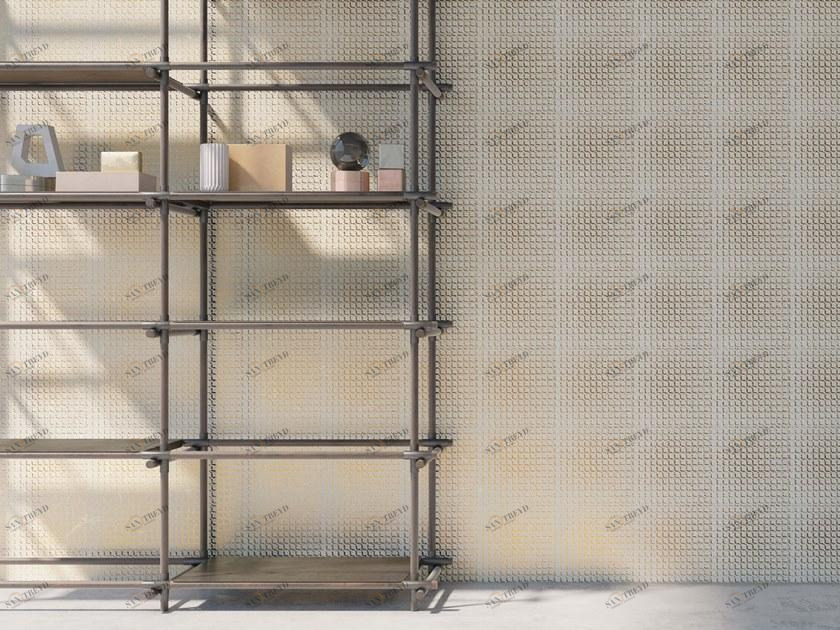 YO2 Металлические геометрические обои на флизелине Venerable dashes sun-id-1383099