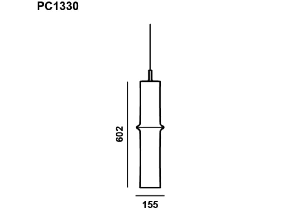 Опаловое стекло ручной работы светодиодный подвесной светильник BROKIS Бамбуковый лес ARCH-00149617 - Вид №40
