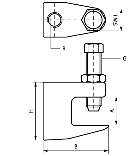 6003905 BIS Струбцины для балок walraven  - Вид №1