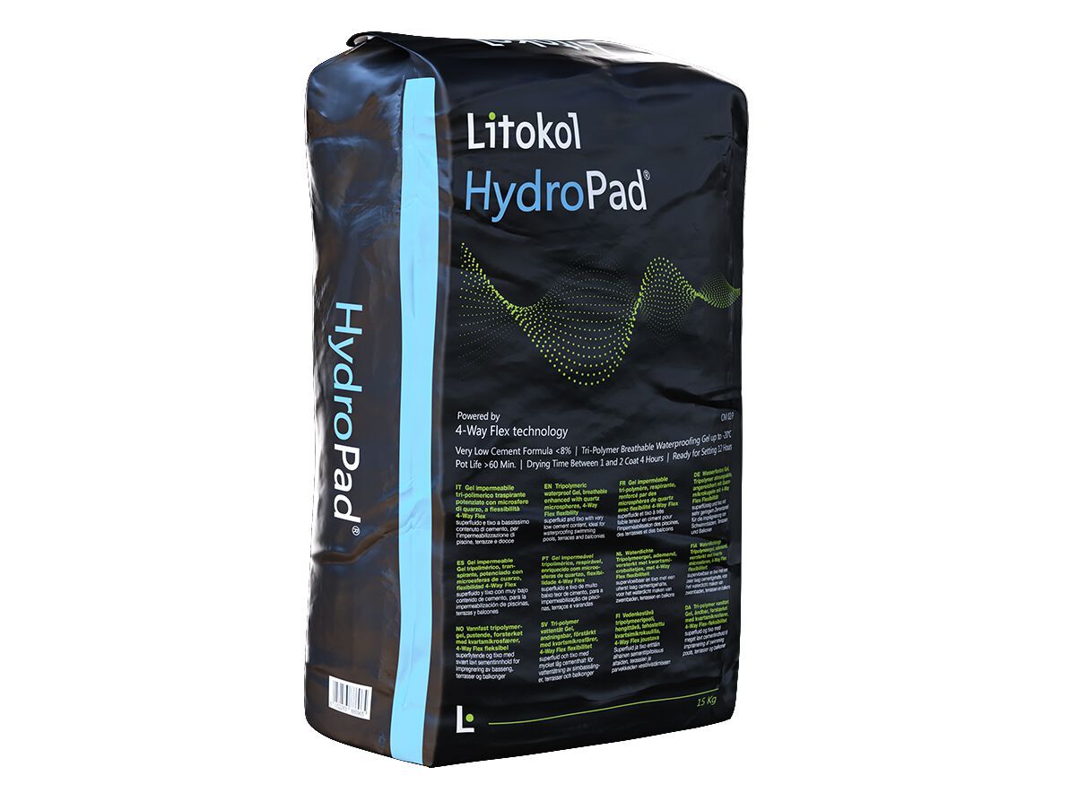 Высокая производительность tri-полимерный водонепроницаемый гель Litokol HYDROPAD® ARCH-00031591 - Вид №1