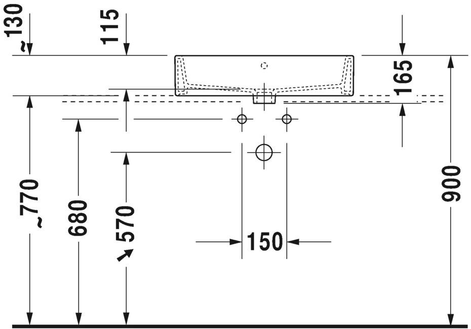 Накладная раковина на столешницу  овальная Duravit Vero Air sun-id-1449375 - Вид №5