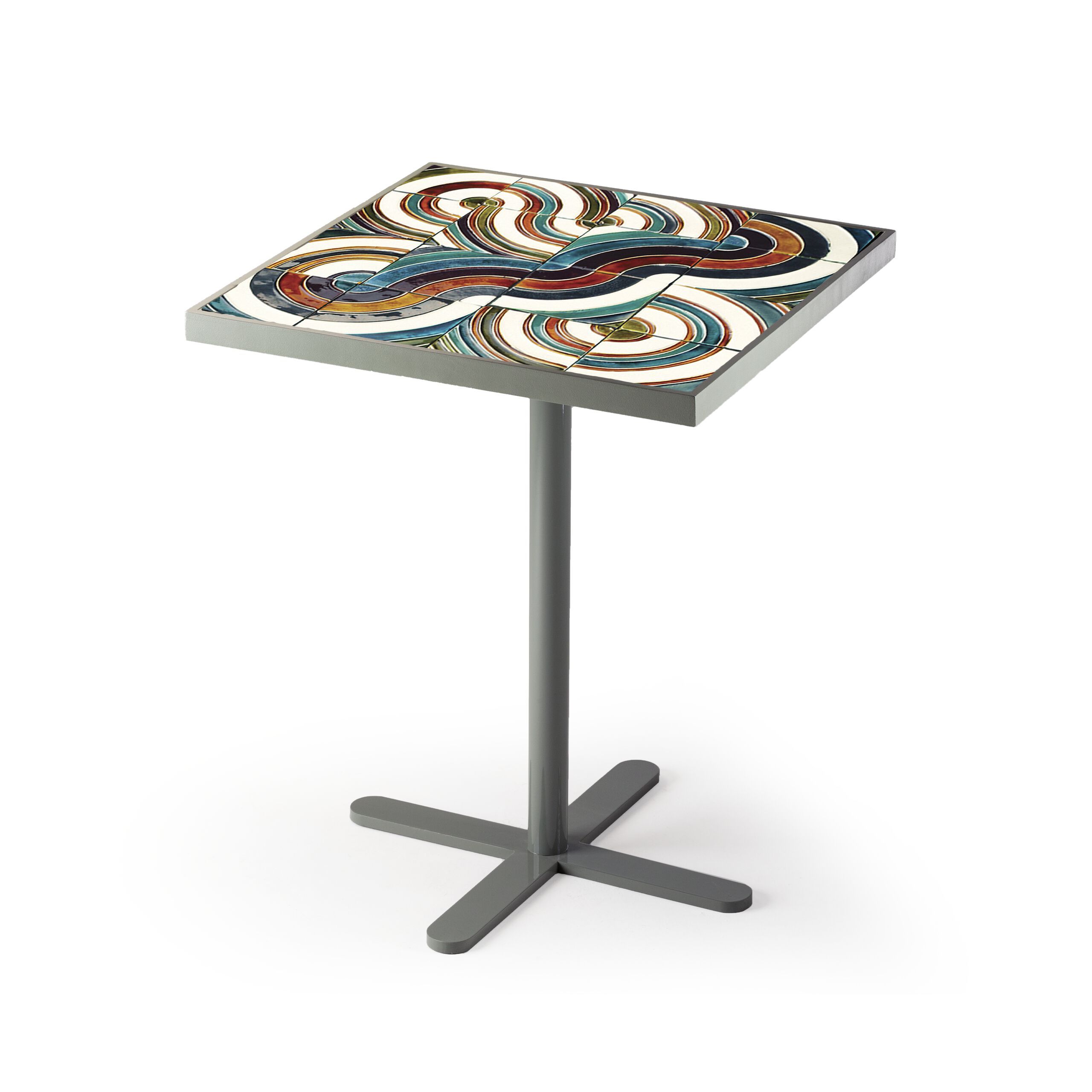 Керамический квадратный стол с основанием для спиц Mambo Unlimited Ideas Caldas ARCH-00015141 - Вид №1