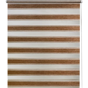 Штора рулонная день-ночь Дэли 80x160 см коричневая 84421739 STLM-2141201