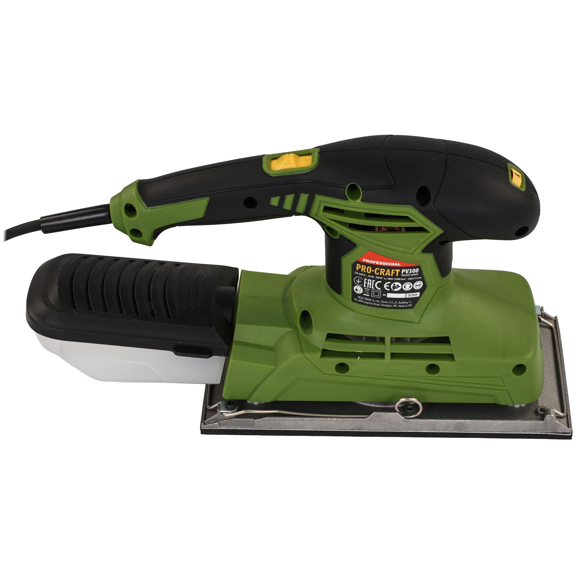 Виброшлифовальная машина PROCRAFT PV300 9277925 STDN-0041537 - Вид №3