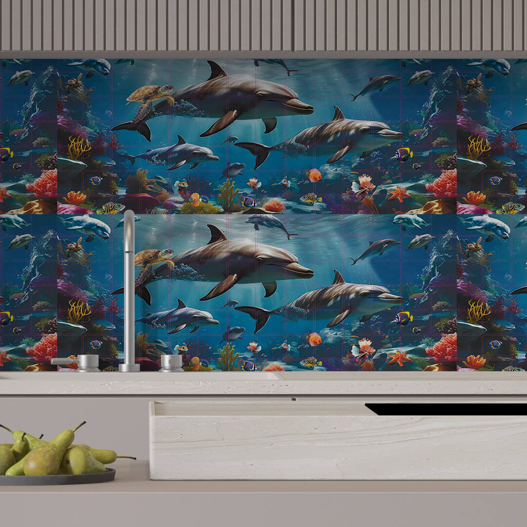 Панель ПВХ 0,2 мозаика «Легенды океана» Stella Strlla STSR-736 - Вид №1