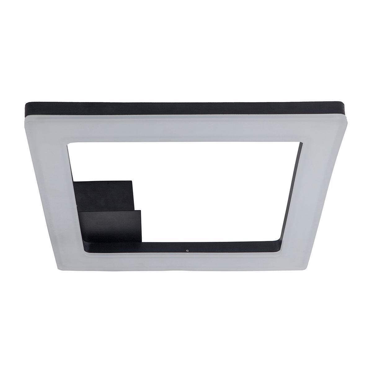 Потолочный светодиодный светильник IDLamp Sevilia 407/1PF-LEDBlack IDLAMP SEVILIA 203167 Белый;черный;черно-белый  - Вид №1