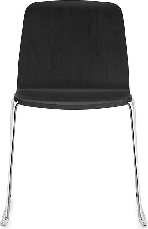 602560 Chair Black Oak / Chrome Normann Копенгаген Normann Copenhagen Just - Вид №1