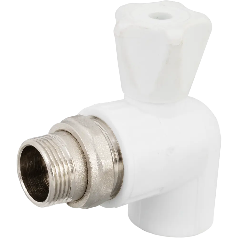 Кран для радиатора угловой Valfex 3/4"x25 мм полипропилен 82194813 STLM-2182831 