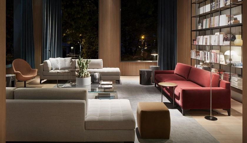 Meridiani Модульный тканевый диван с шезлонгом Prince sun-id-1423531 - Вид №2