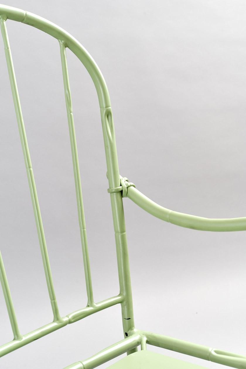 OFFICINACIANI Садовый стул из железа с подлокотниками Bamboo Gf4012ch - Вид №1