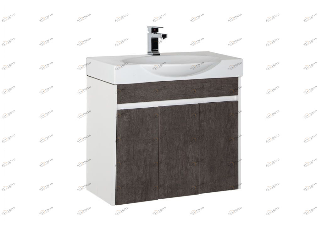 Тумба под раковину Aquanet Коста 76 белый/дуб антик sun-id-275372
