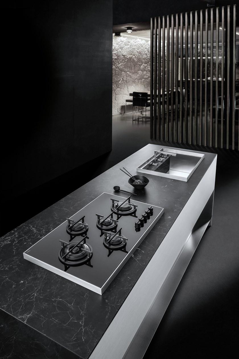 Barazza Газовая встраиваемая стеклокерамическая плита Mizu kasai 1pkm90n - Вид №6