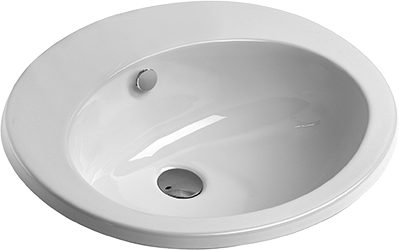maliseon111 Встроенная раковина под столешницу овальная GSI ceramica City - Вид №1