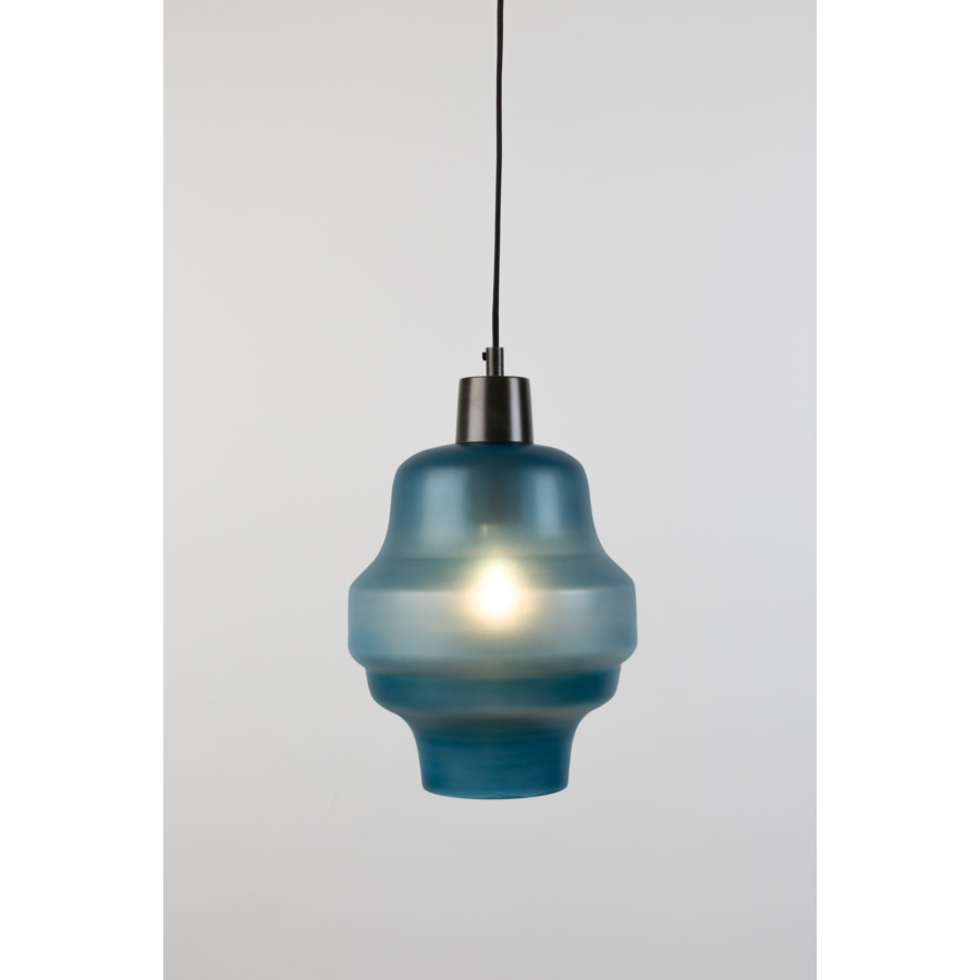 Лампа подвесная Rose синяя White Label Living 5300133 - Вид №2