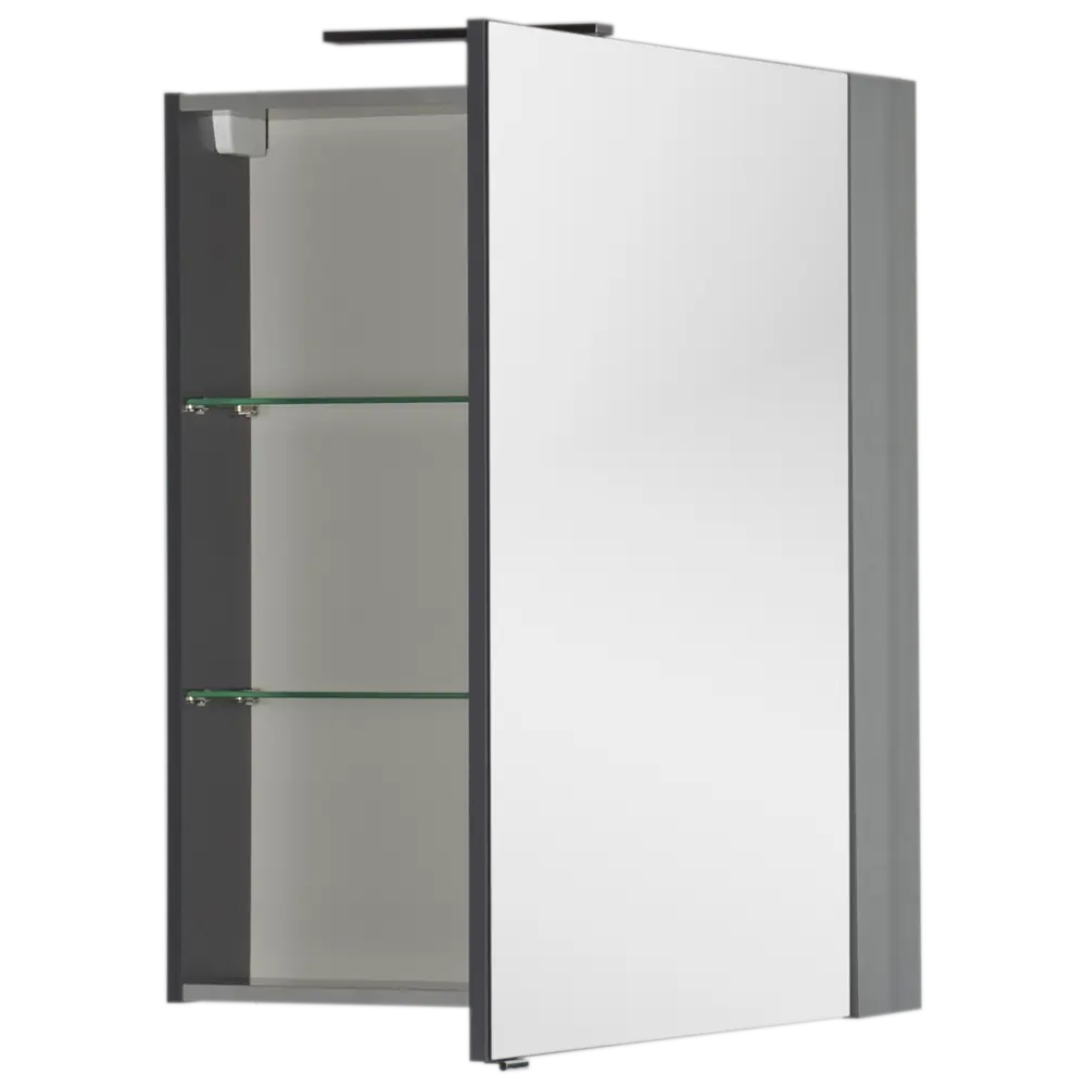 Шкаф зеркальный подвесной «Алвита» 70x85 см цвет серый антрацит Santreyd STLM-2019106 - Вид №4