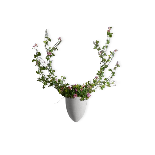 2000000062945 Настенная ваза с каркасом для плетения menagerie elk Kenneth cobonpue 