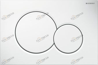 115.770.11.5 смывная клавиша SIGMA01 (пластик/бел) Santreyd 