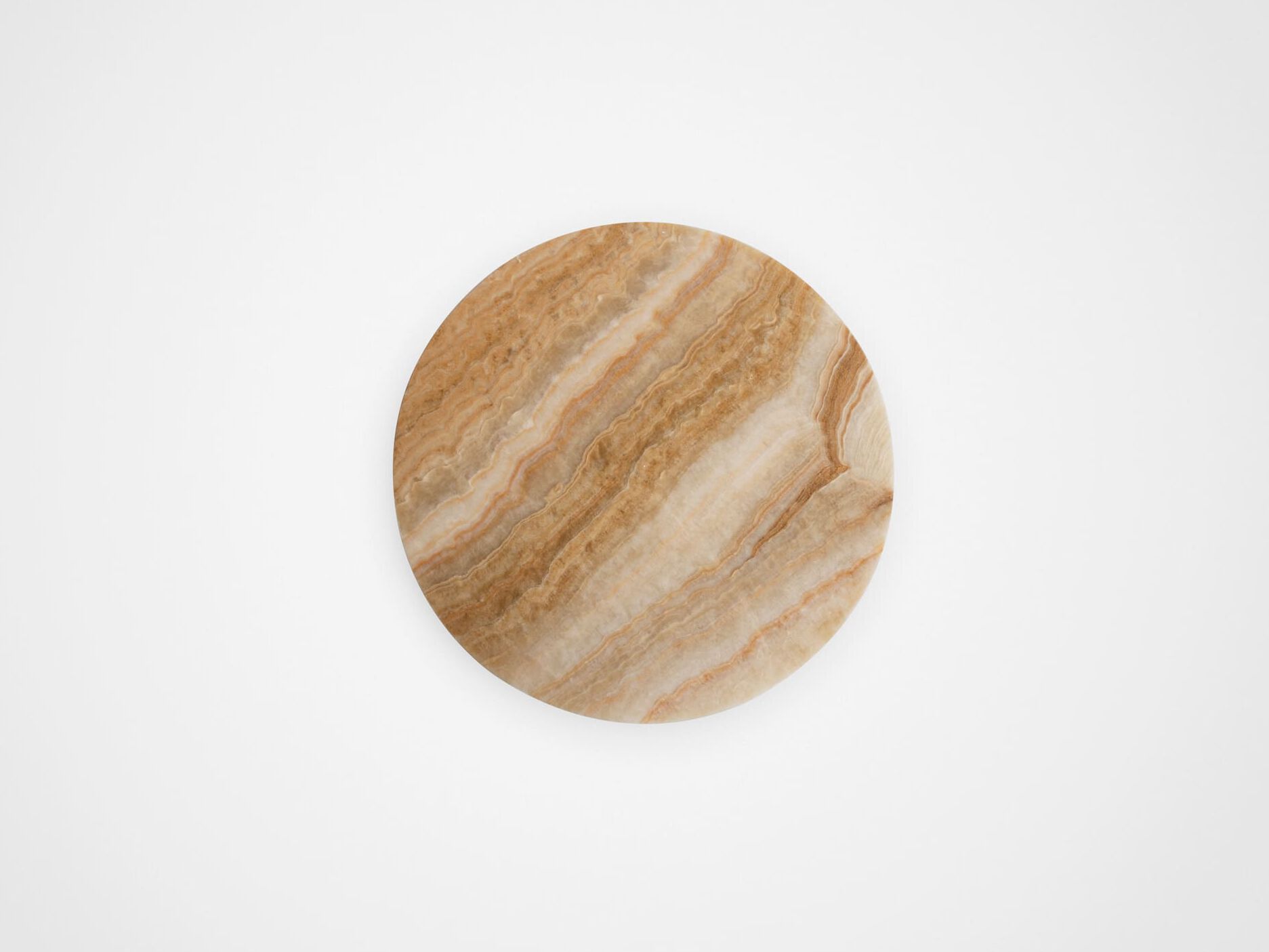 Круглый журнальный столик из оникса Greenapple FOICE ARCH-00105704 - Вид №3