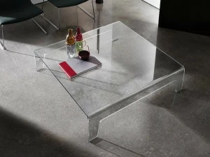 Sovet italia Низкий стеклянный стол Frog