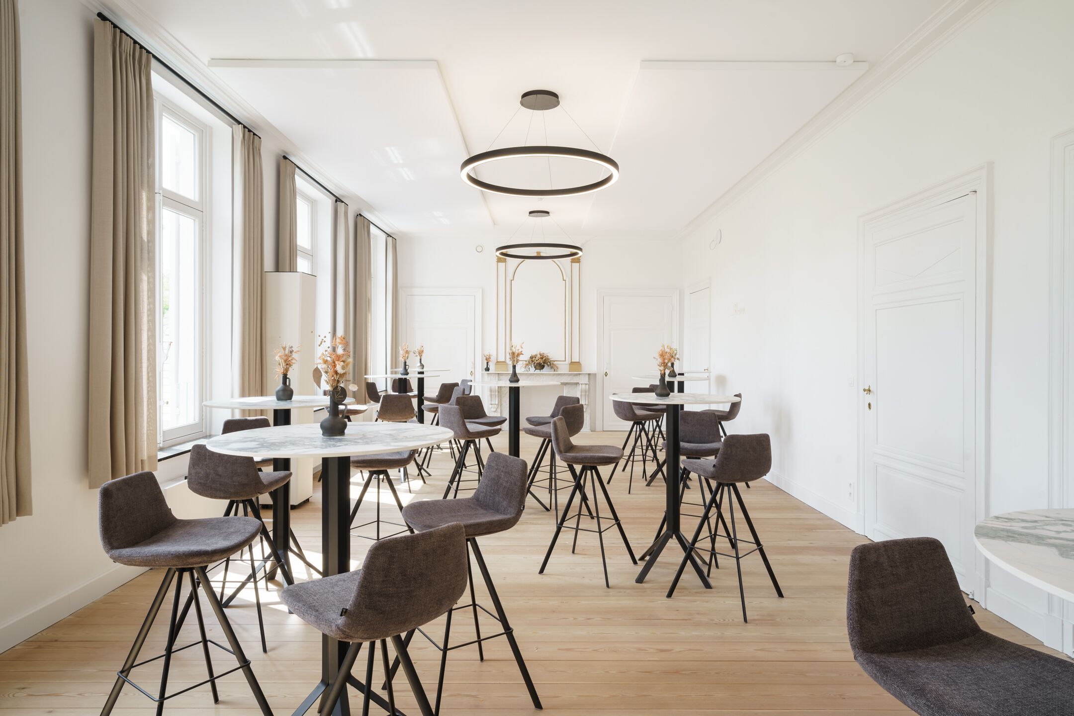 Высокий круглый стол с откидным верхом в Xeramica Joli ARCH-00028629 - Вид №1