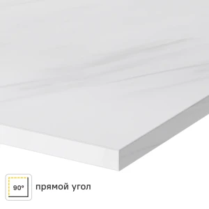 Столешница Неаполитано 120x60x2 см искусственный камень цвет белый 84168273 STLM-2006584