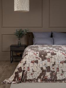 90093357 Плед 85720, 200x150 см, фланель, цвет бежевый Absolute Flanel STLM-0107606 TEXREPUBLIC