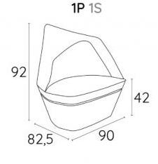 Adrenalina Кресло с мягкой обивкой Bixib sun-id-1460337 - Вид №8
