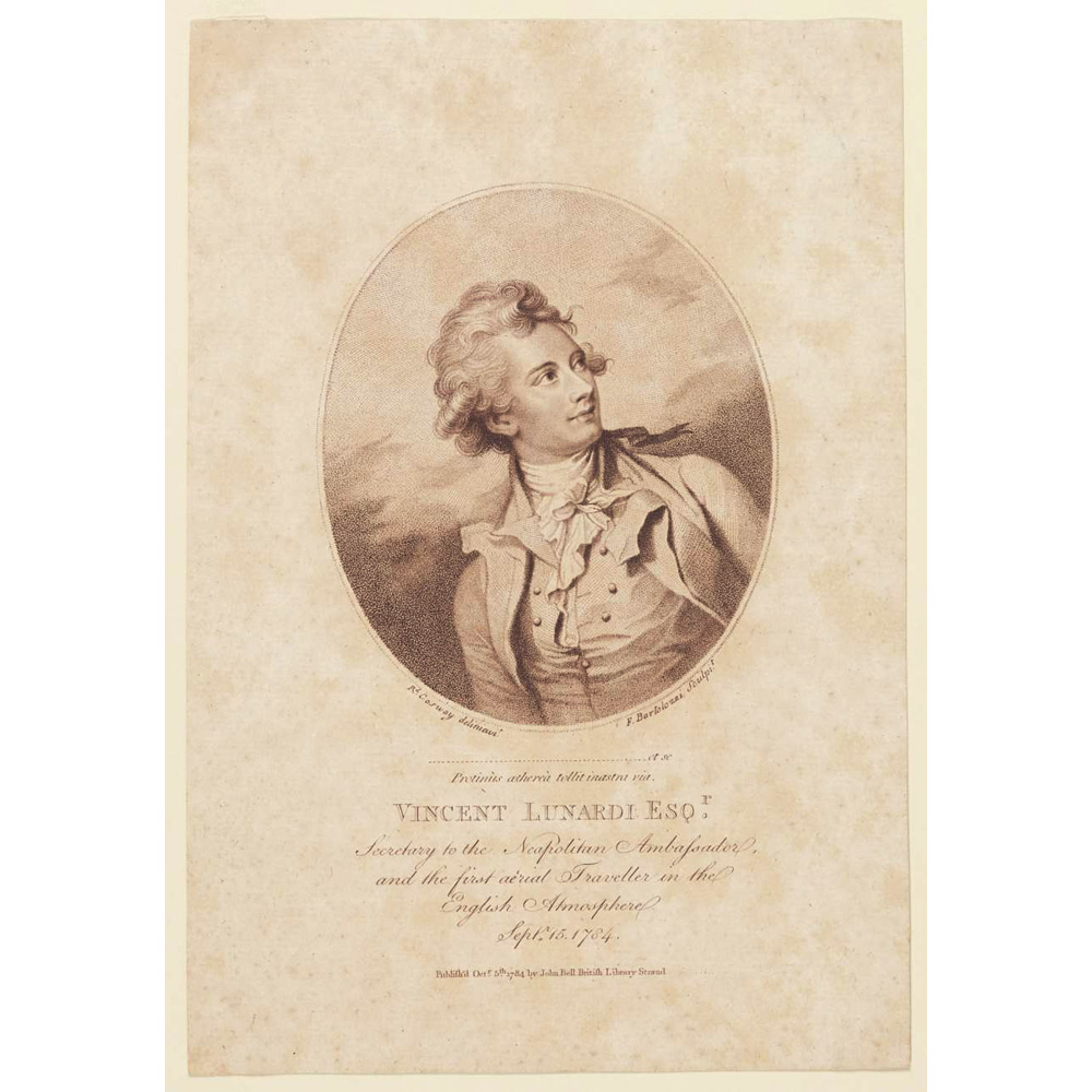 550016566_1818 Арт-постер «Винченцо Лунарди, 29 августа 1786» Object Desire  - Вид №1