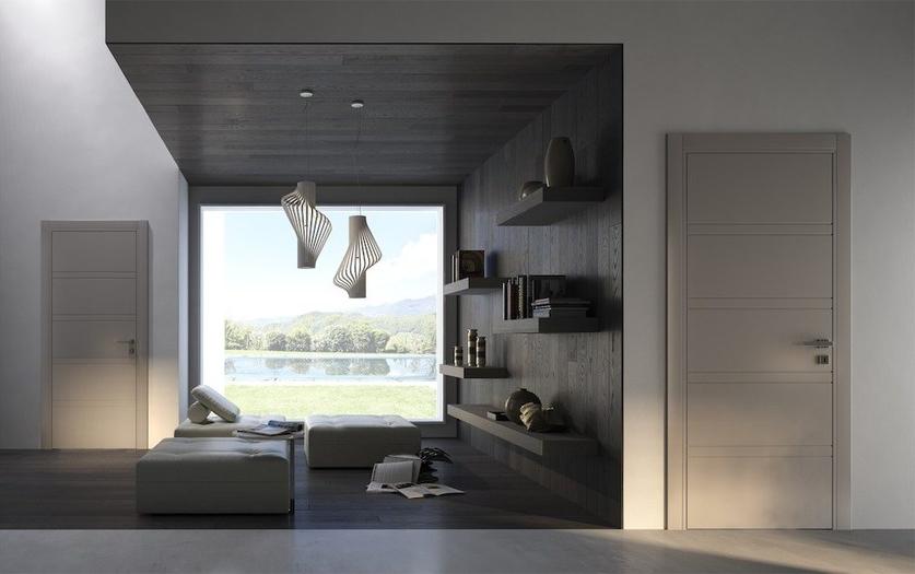 GAROFOLI Распашная лакированная дверь из массива дерева Neo-classico sun-id-1423446 - Вид №6