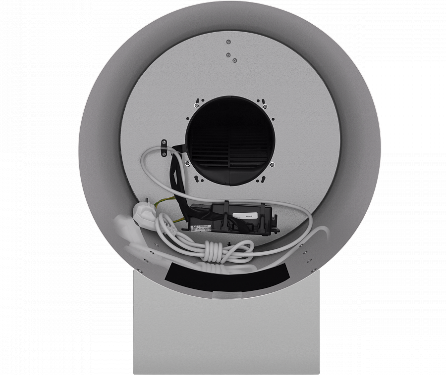 LEE WALL (C) 39 INOX Вытяжка l/ вытяжка с настенным креплением, максимальная производительность 1000 м3/ч,рассчитанная на кухню до 40 м2 с низким уровнем шума 52 дб, нержавеющая сталь Maunfeld Santreyd  - Вид №11