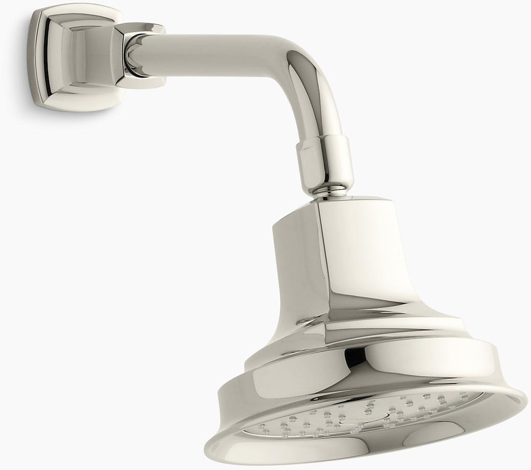 KOHLER Однофункциональная душевая лейка Margaux 1,75 галлона в минуту с технологией впуска воздуха Katalyst K-45410-G-SN 