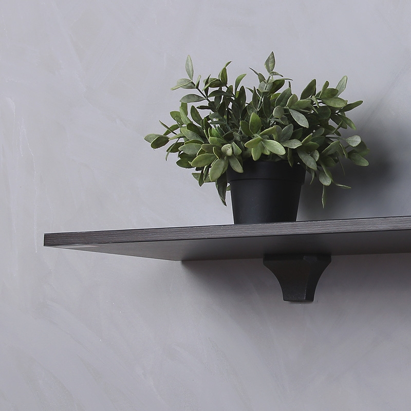 Полка прямоугольная , 600x150x16 мм, дуб венге LJPS0304 Public Steel Россия  - Вид №2