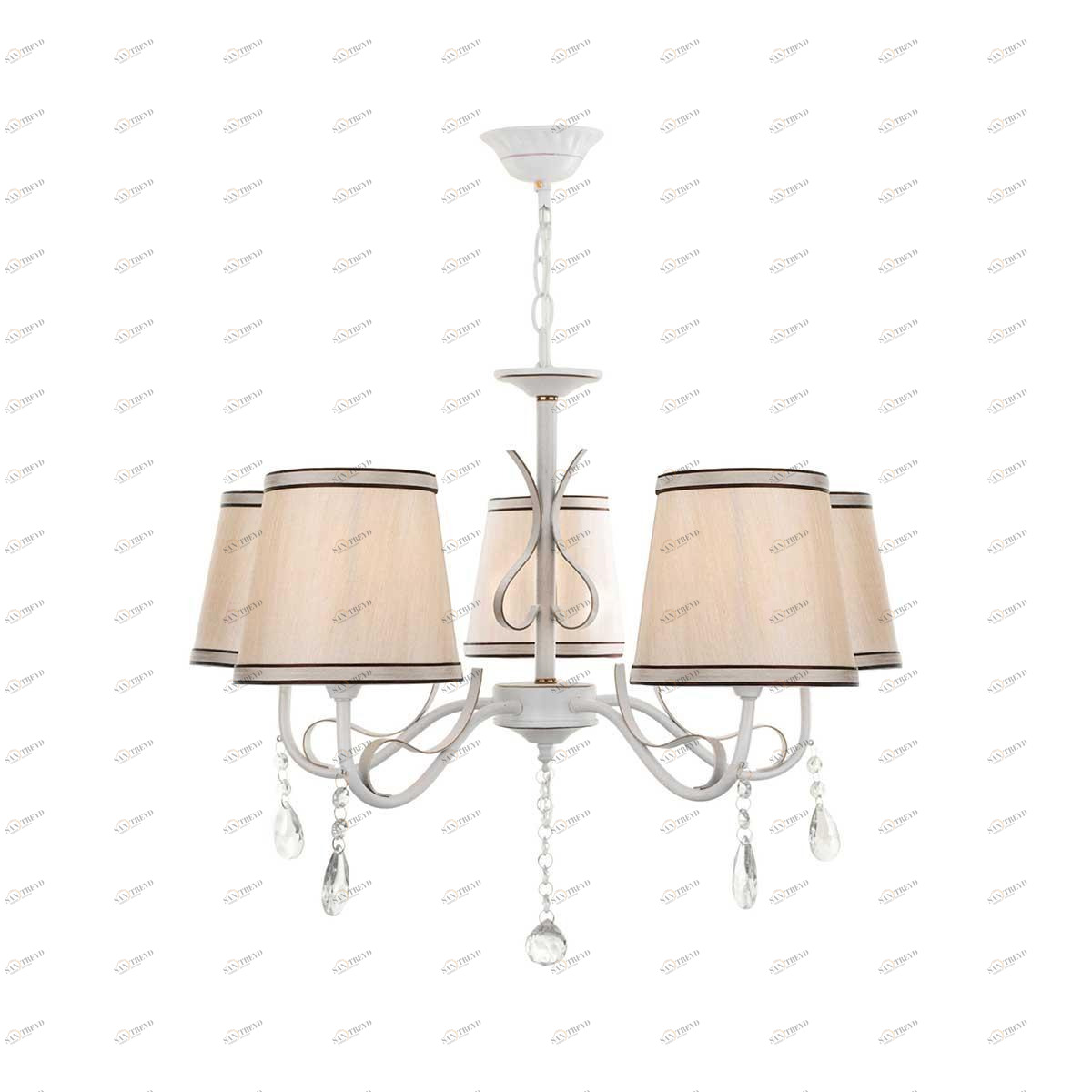 Подвесная люстра IDLamp Milana 271/5-Whitepatina IDLAMP MILANA WHITEPATINA 186033 Белый 