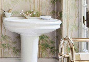 GH103104 Напольная раковина стоящая овальная Gentry Home  - Вид №1