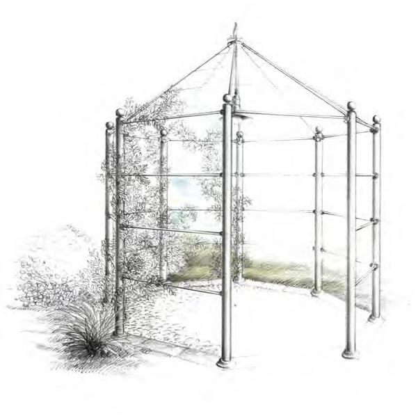 Aldo Bernardi Металлическая беседка с подсветкой sun-id-1489743 - Вид №2