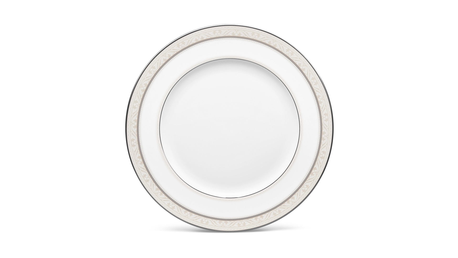 10672918 Noritake Сервиз столовый Noritake Монтвейл, платиновый кант на 6 персон 20 предметов, фарфор Фарфор костяной  - Вид №4