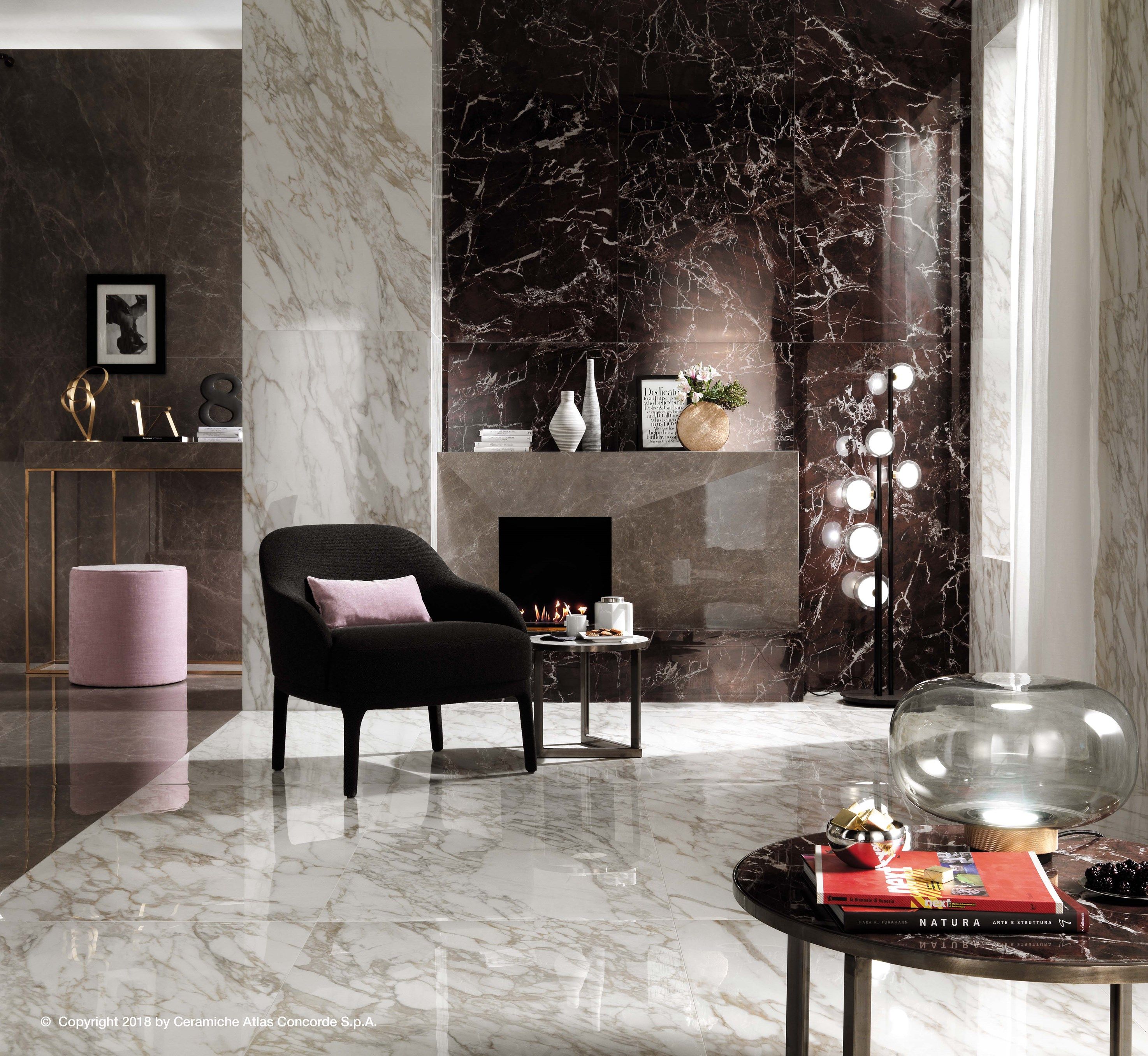 Пол из керамогранита с мраморным эффектом Atlas Concorde Marvel Edge ARCH-00074519 - Вид №5