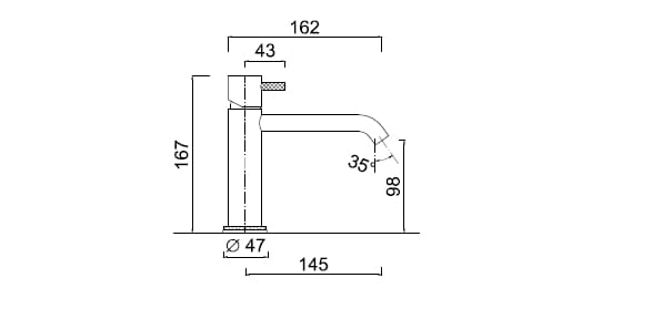 Однорычажный смеситель для раковины Rubinetteria Giulini My Future Deluxe ARCH-00126489 - Вид №5